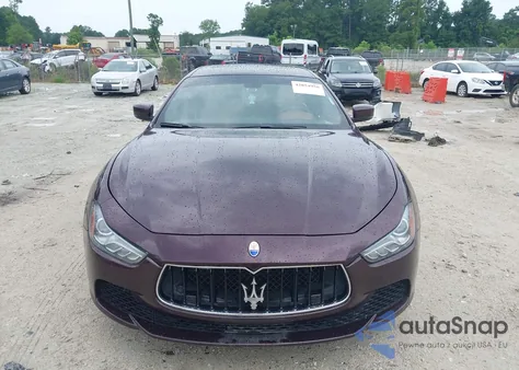 2015 Maserati Ghibli S Q4 из США, поврежденный, VIN ZAM57RTA6F1133743